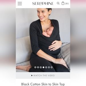 Seraphine Maternity skin to skin top